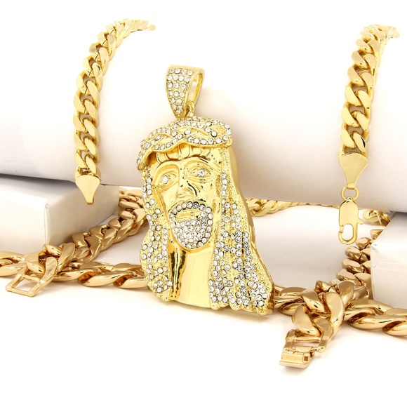 Men's Chain Necklace Set